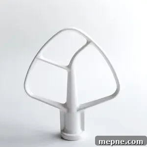 Flat mixer beater