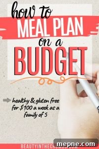 Meal Planning: Never Wonder What's for Dinner 6 Budget meal plan for families to save money