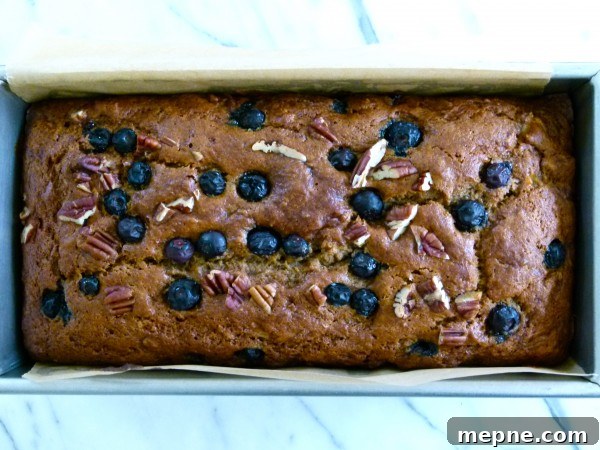 Blueberry Banana Spelt Bread Recipe Gluten Free Option 7 blueberry-banana spelt bread | pamela salzman