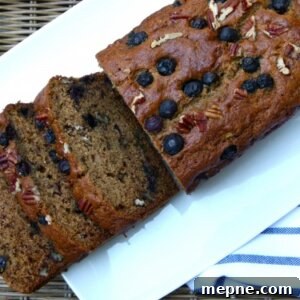Blueberry-Banana Spelt Bread