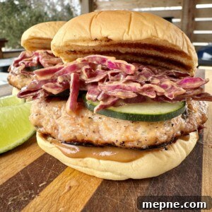 Thai Inspired Chicken Burgers
