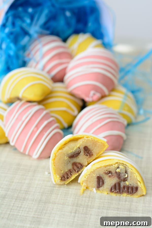 No Bake Gluten Free Cookie Dough Truffles for Easter 3 Gluten-Free Easter Egg Cookie Dough Truffles