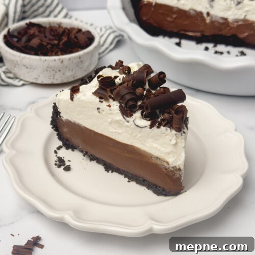 Decadent Homemade Chocolate Cream Pie Recipe 7 Chocolate cream pie thumbnail