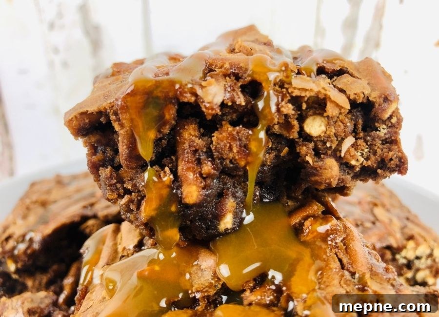 Salted Caramel Pretzel Brownies 5 img 88693 4