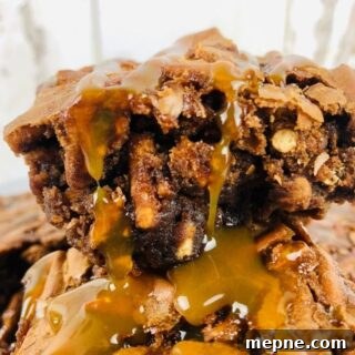 Salted Caramel Pretzel Brownies 10 img 88693 9