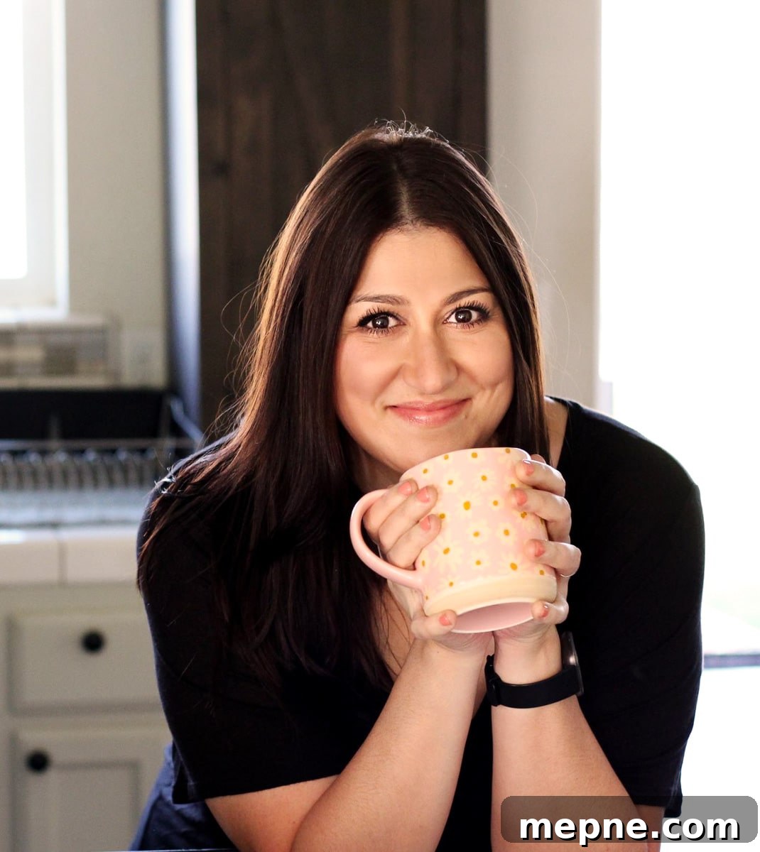 Creamy Roasted Garlic Tomato Soup Recipe 14 Picture of Priscilla Lawrence owner of Sprinkled with Balance.