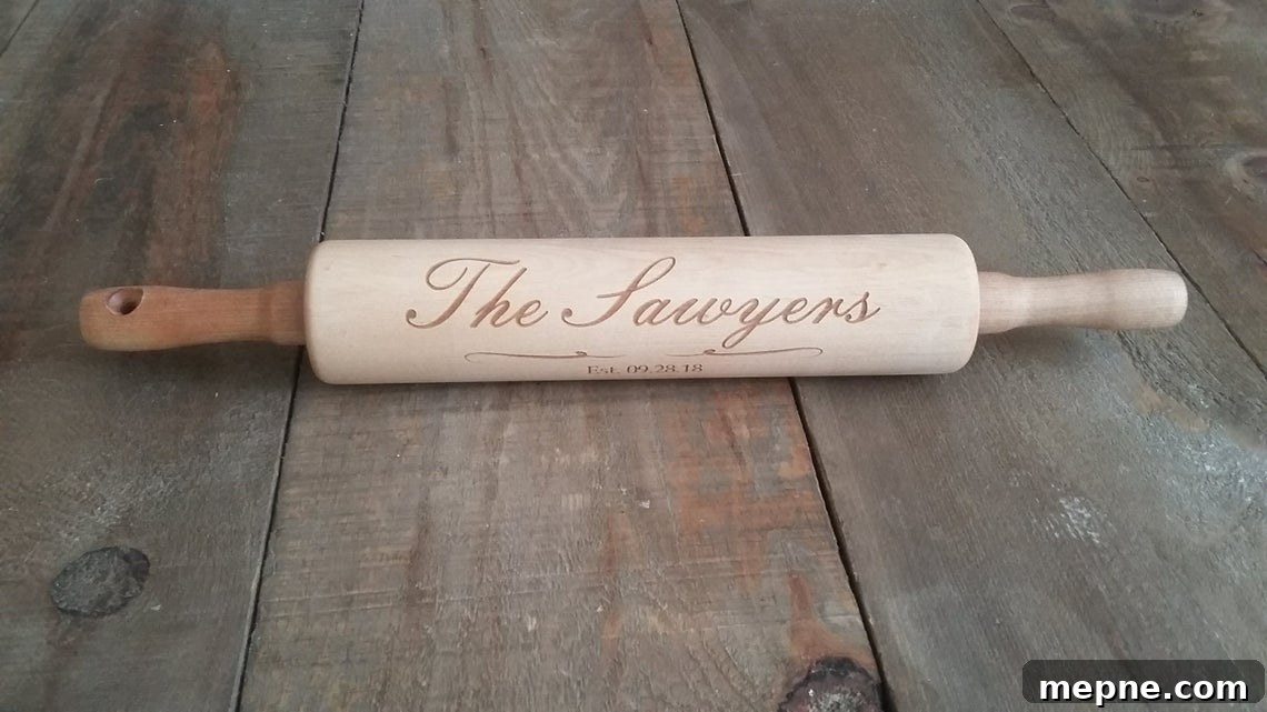 27 Wedding Gift Ideas for Newlywed Couples 25 wood rolling pin