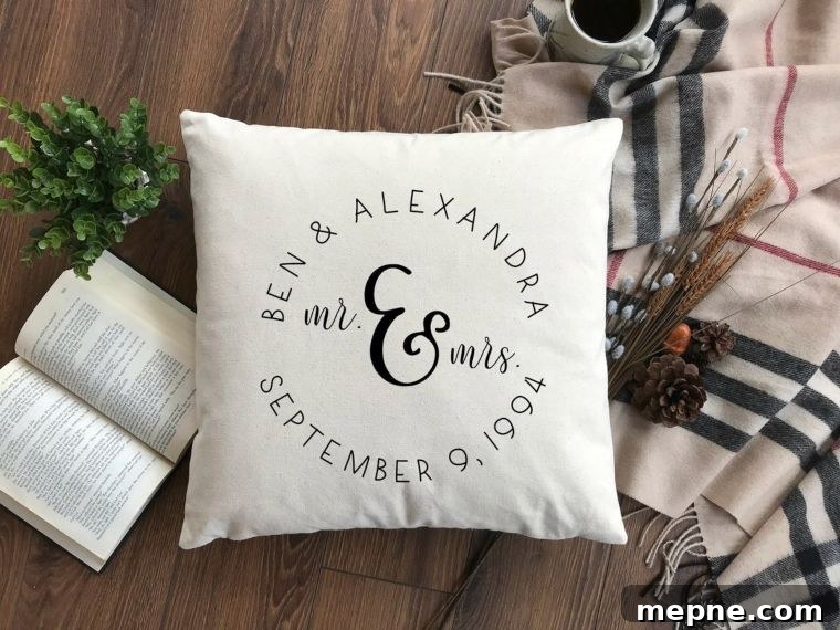 27 Wedding Gift Ideas for Newlywed Couples 29 pillow cover