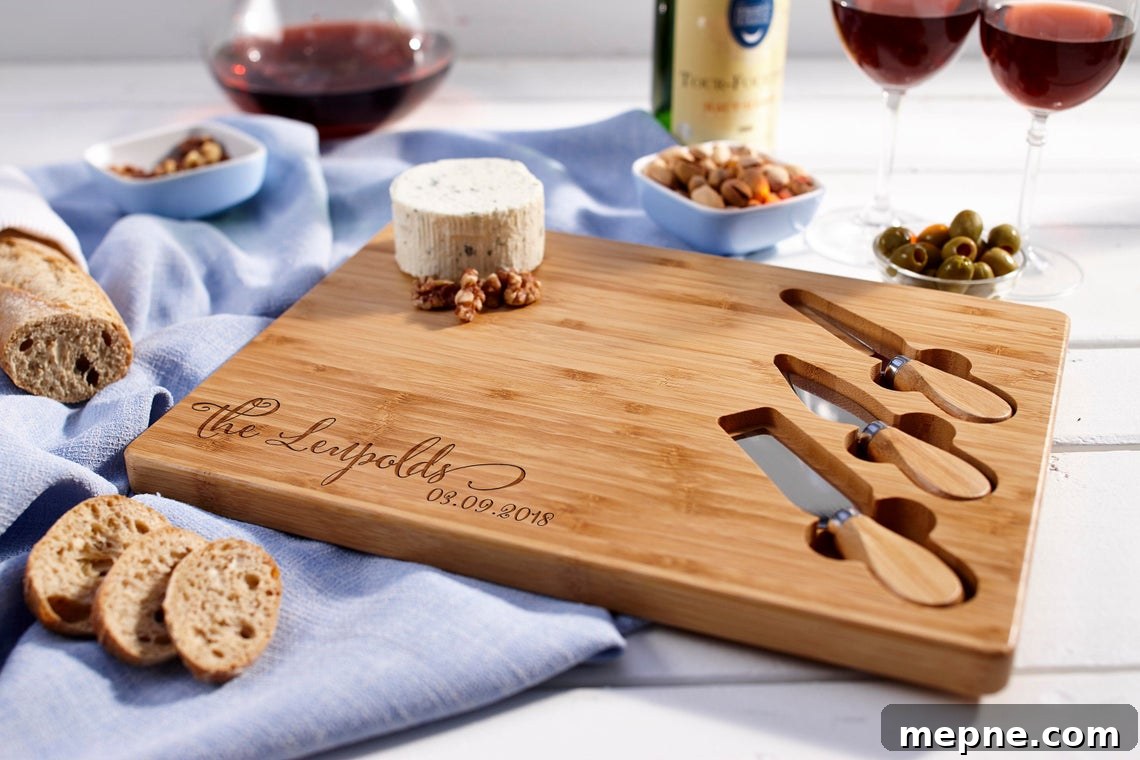 27 Wedding Gift Ideas for Newlywed Couples 5 custom cheese board