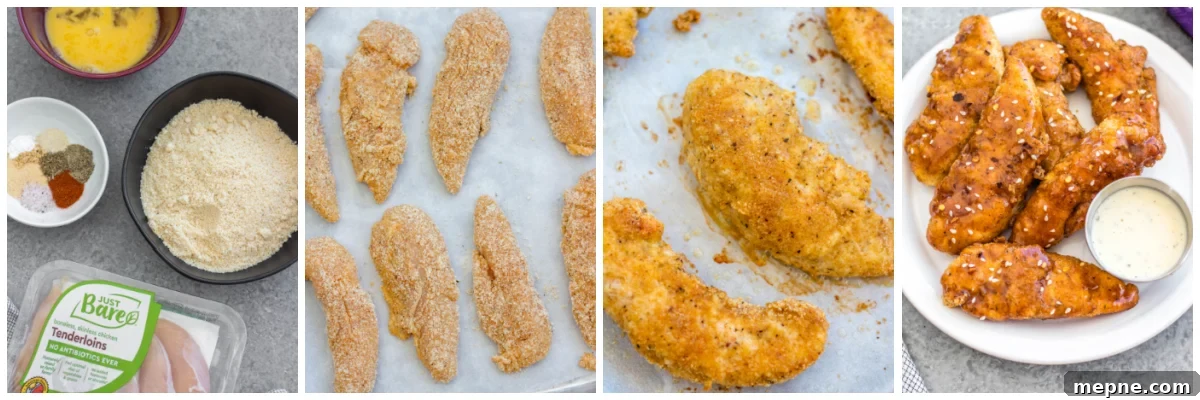 Soy-Free Teriyaki Chicken Tenders (Whole30, Paleo, Gluten-Free) 2 teriyaki chicken tenders cooking process
