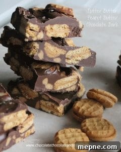 Homemade Crispy Chocolate Bark 7 Nutter Butter Peanut Butter Chocolate Bark