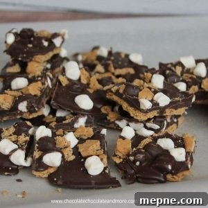 Homemade Crispy Chocolate Bark 8 Smores Chocolate Bark
