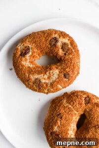 high protein bagels with cinnamon